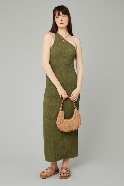 Robe courte maille texturée