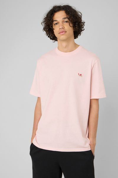 T-shirt broderie poitrine