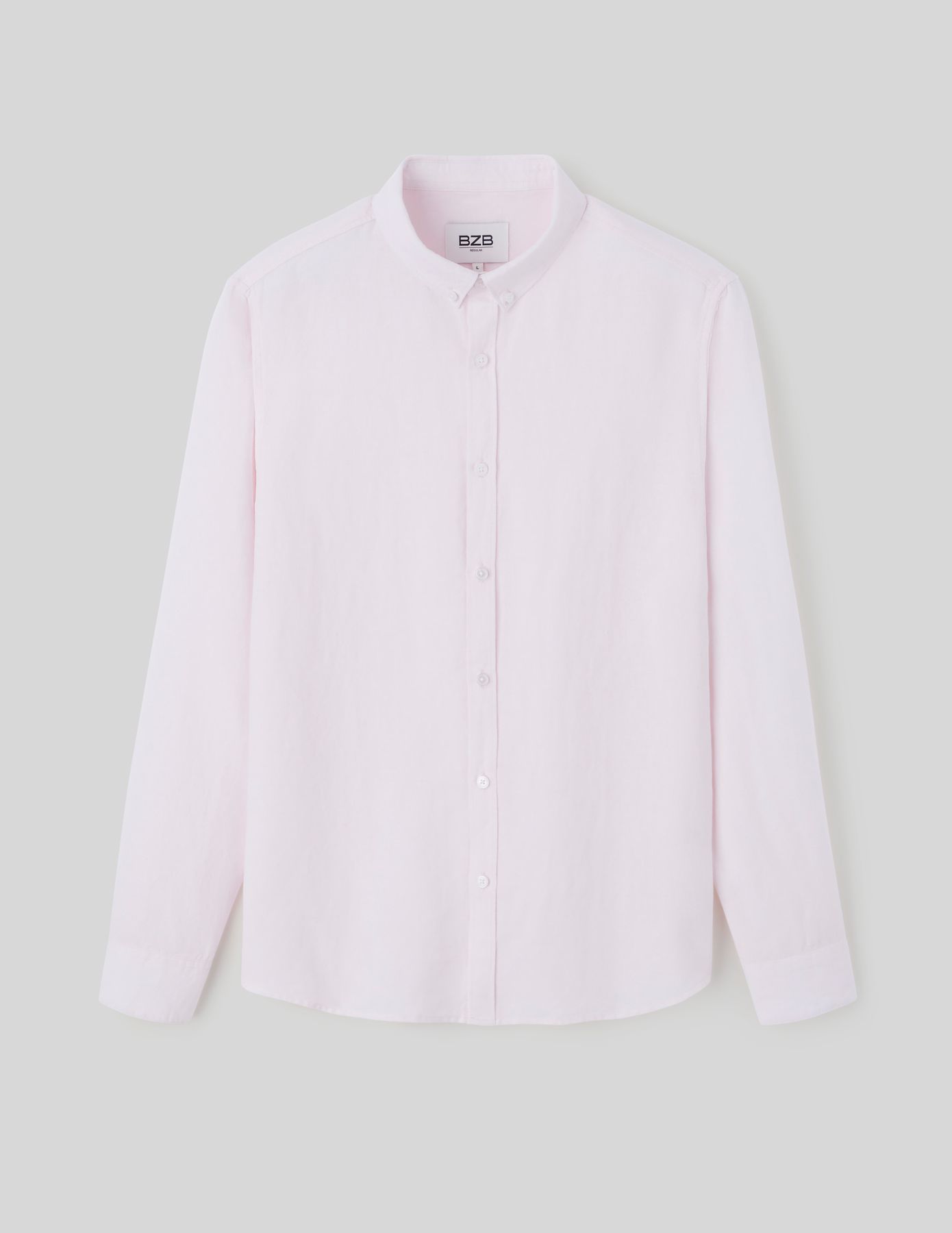 Chemise coton lin unie