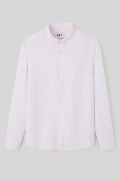 Chemise coton lin unie