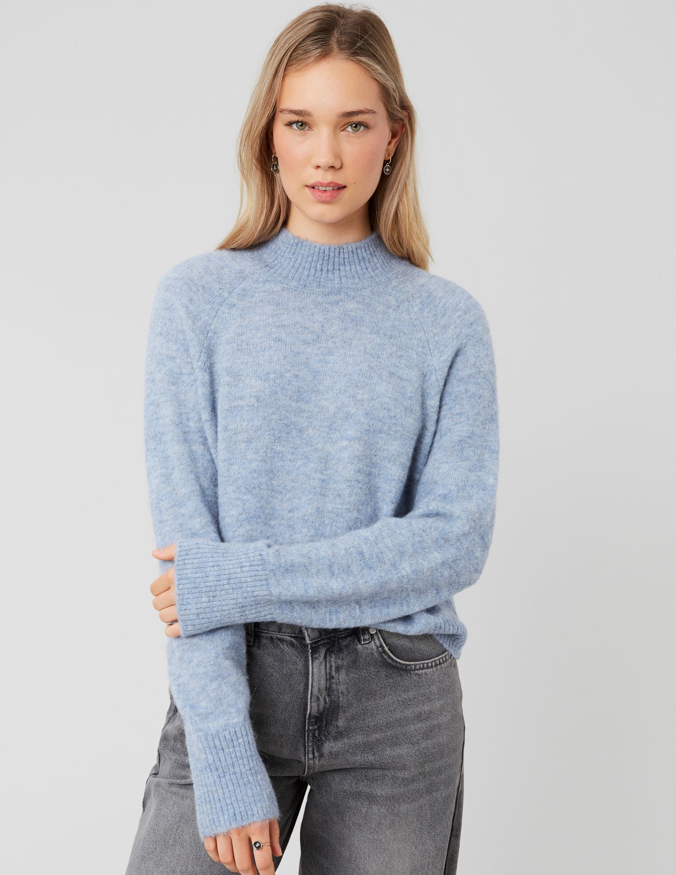 Pull col montant premium