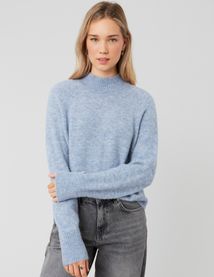 Pull col montant premium