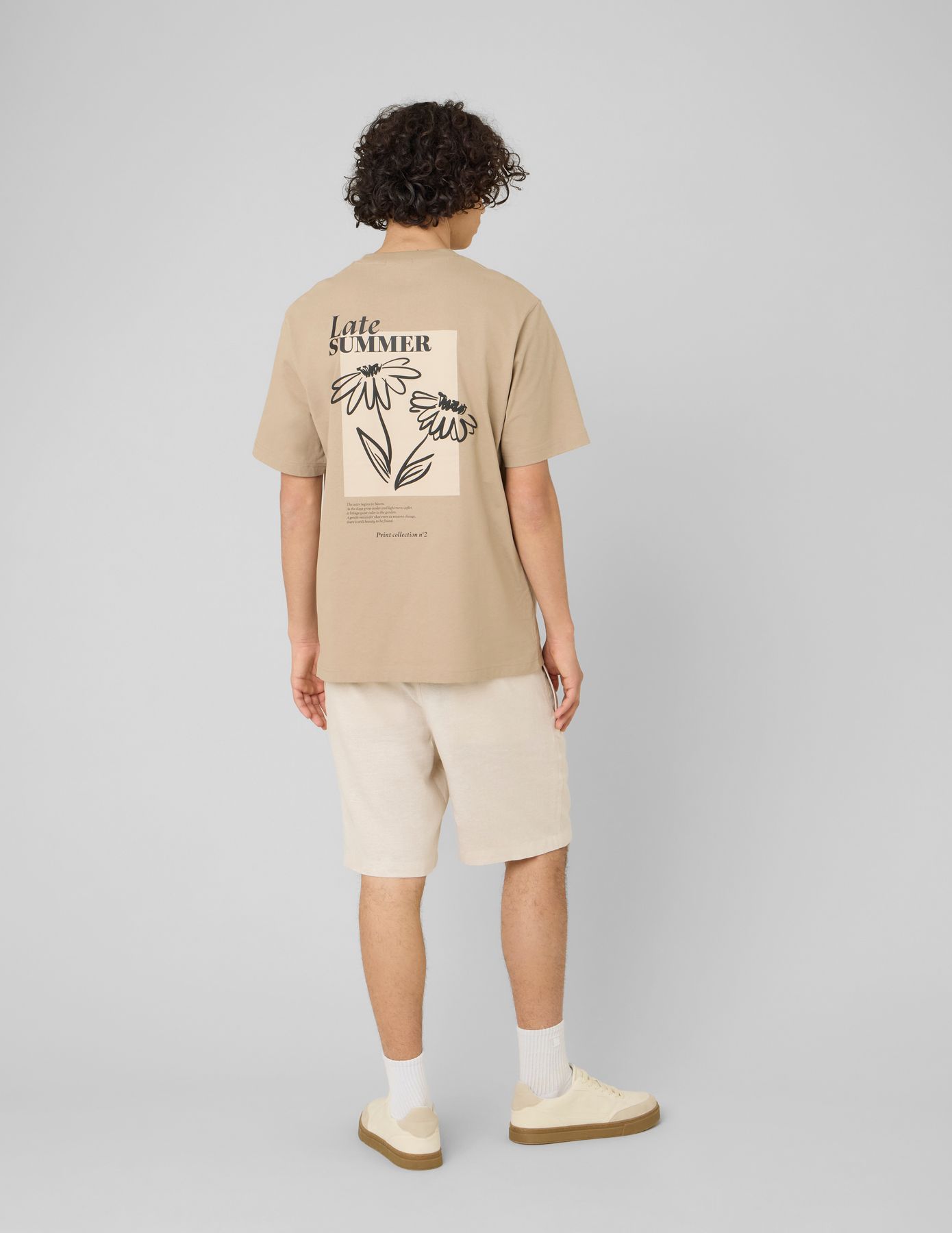 Bermuda en viscose lin
