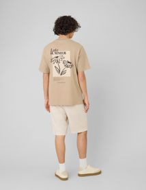 Bermuda en viscose lin