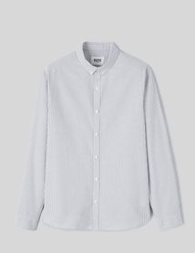 Chemise rayée droite