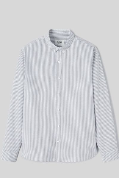 Chemise rayée droite