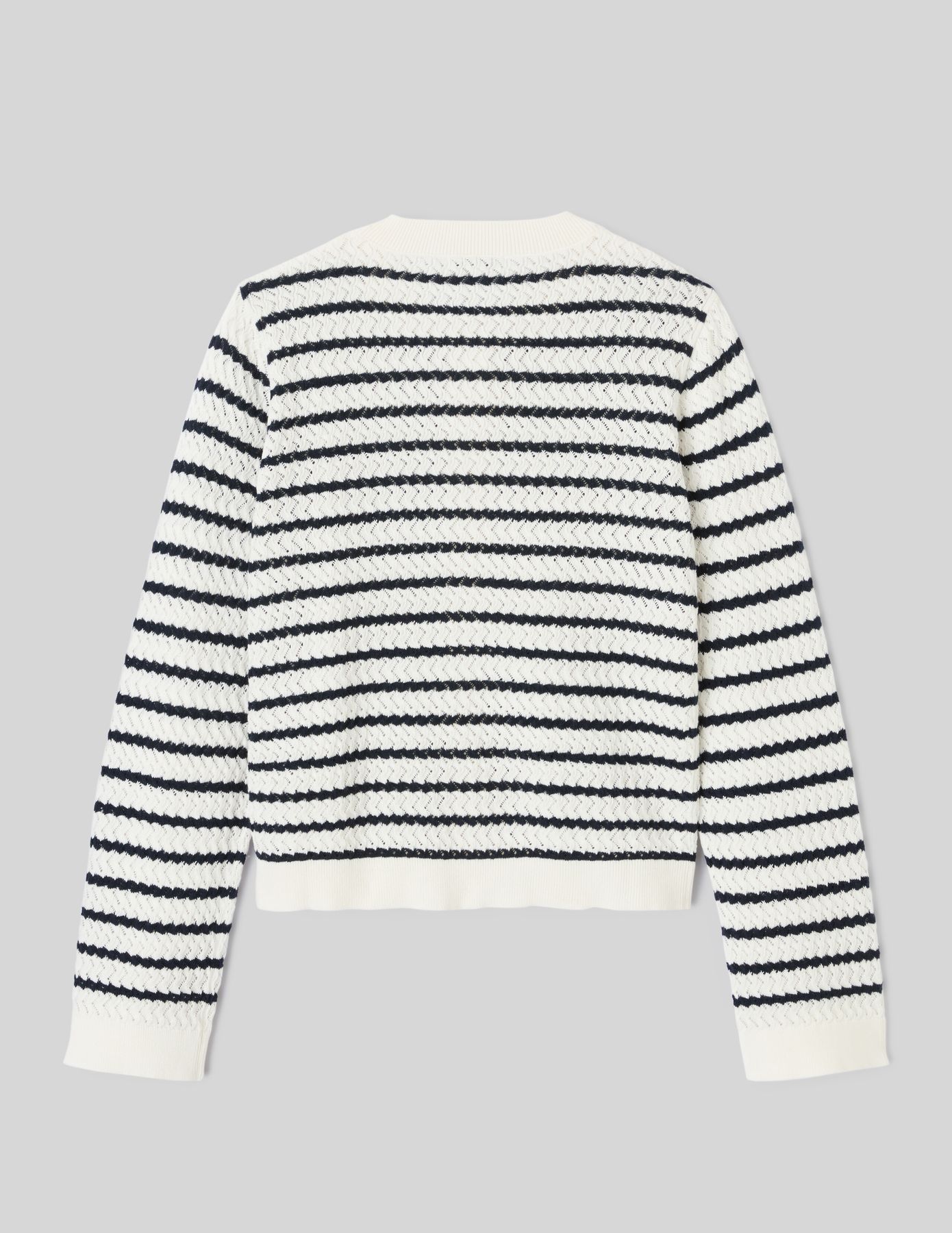 Gilet boutonn&eacute; &agrave; rayures