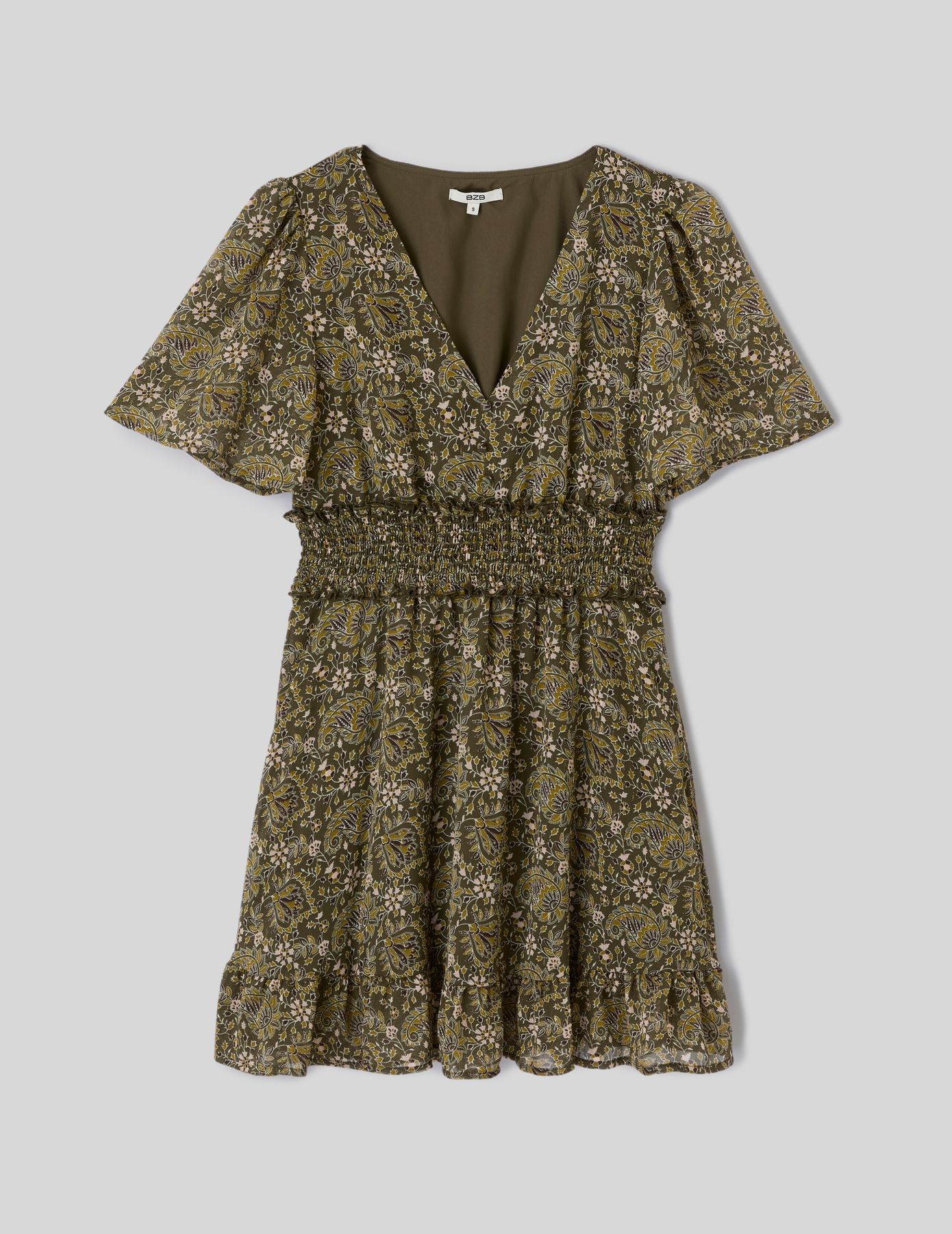 Robe courte imprim&eacute;e