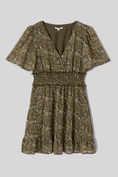 Robe courte imprim&eacute;e