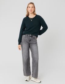 Pull col rond premium