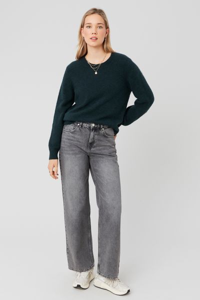 Pull col rond premium