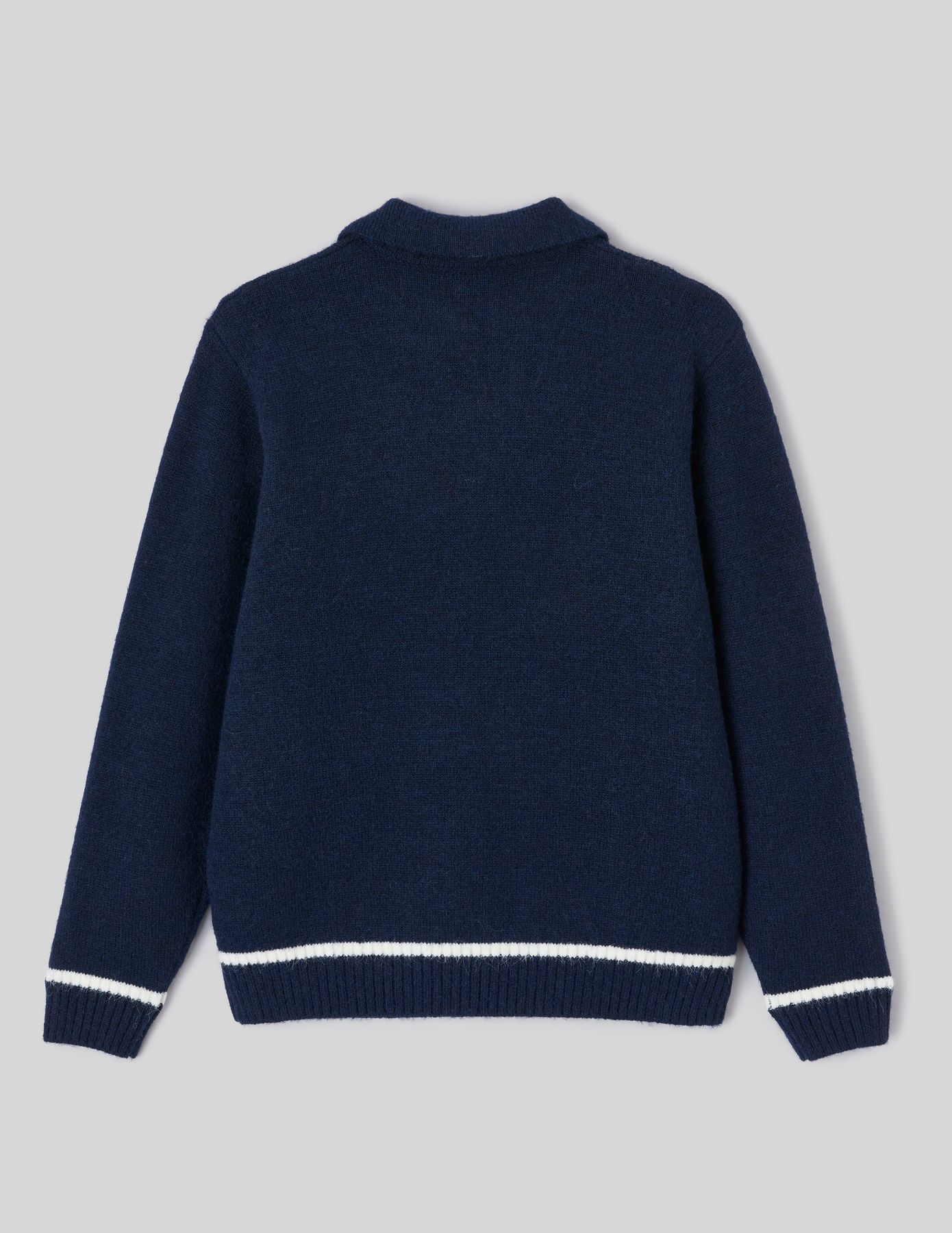 Pull col polo liseret
