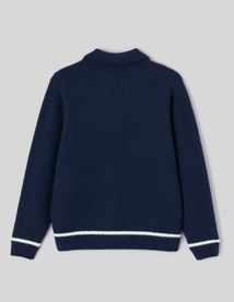 Pull col polo liseret