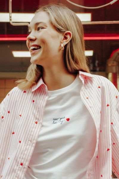 T-shirt collab I love NY imprim&eacute; devant