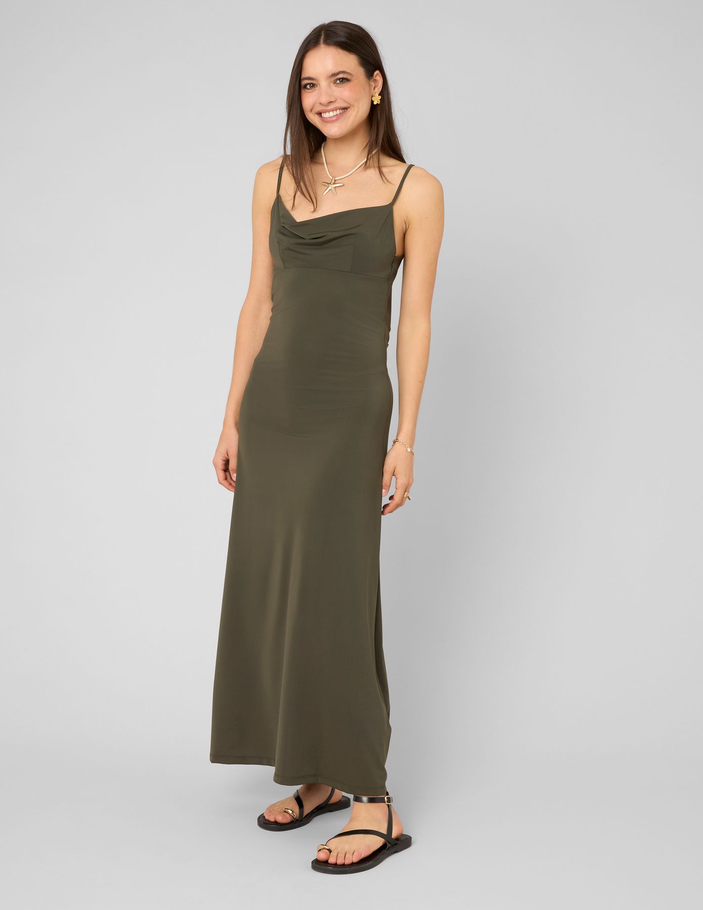 Robe longue moulante