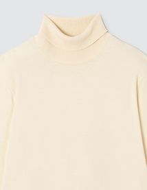 Pull col roulé