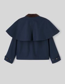 Veste cape amovible