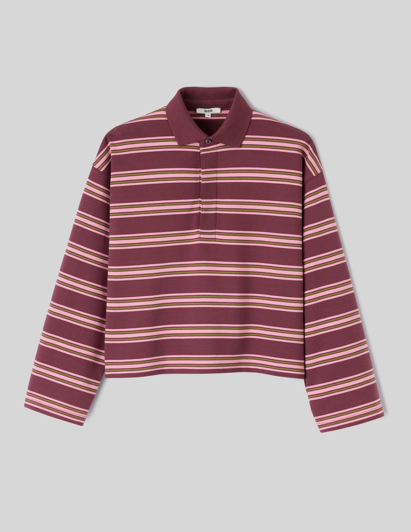 T-shirt col polo ray&eacute;