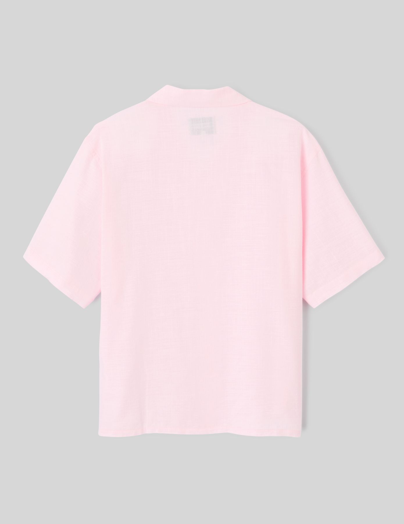 Chemise manches courtes rose