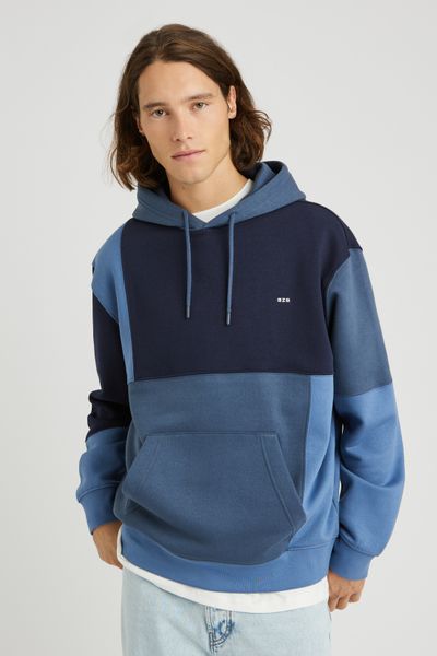 Sweat à capuche colorblock