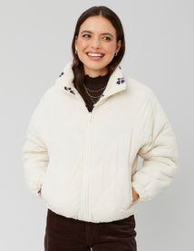 Blouson sherpa imprim&eacute; r&eacute;versible