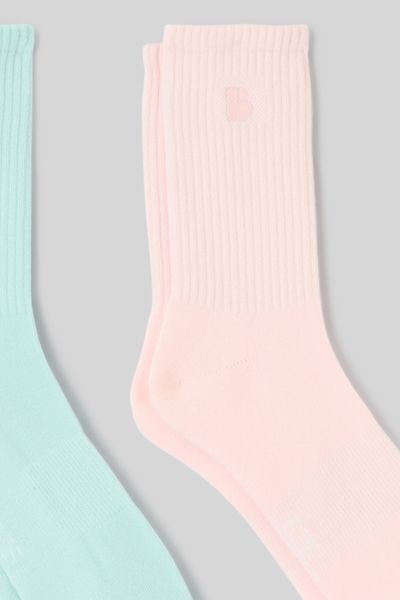Lot de 3 paires de chaussettes brod&eacute;es