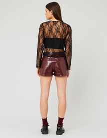 T-shirt en dentelle