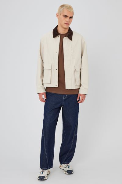 Veste zipp&eacute;e col velours