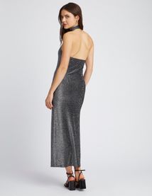 Robe longue à paillettes