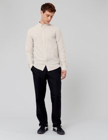 Chemise coton lin unie