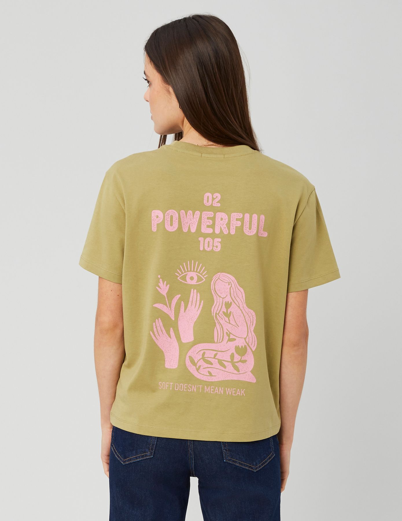 T-shirt imprim&eacute; devant/dos