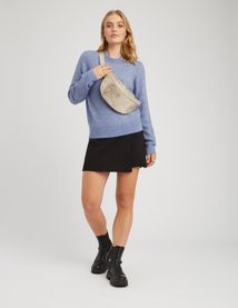 Sac banane effet métal