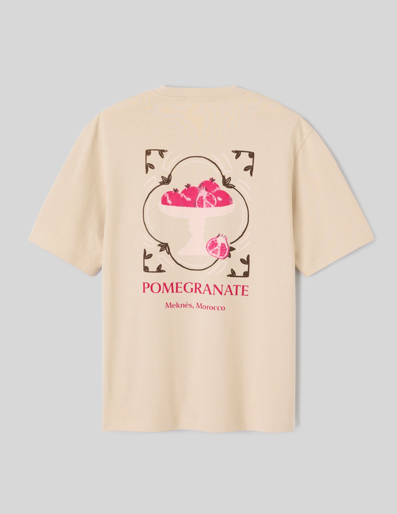 T-shirt imprim&eacute; devant dos