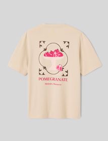 T-shirt imprim&eacute; devant dos