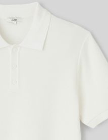 Polo matière fantaisie