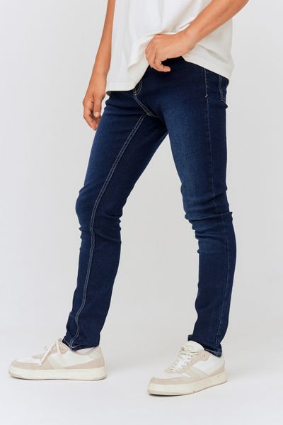 Jean slim basique stone foncé