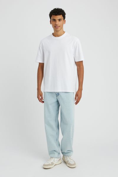 Jean loose bleach