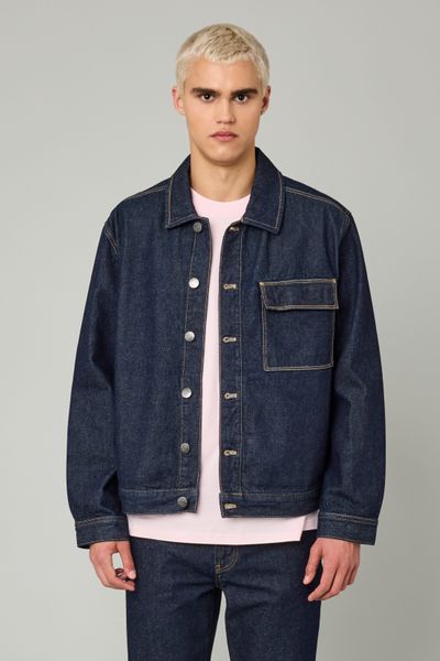 Veste trucker en jean