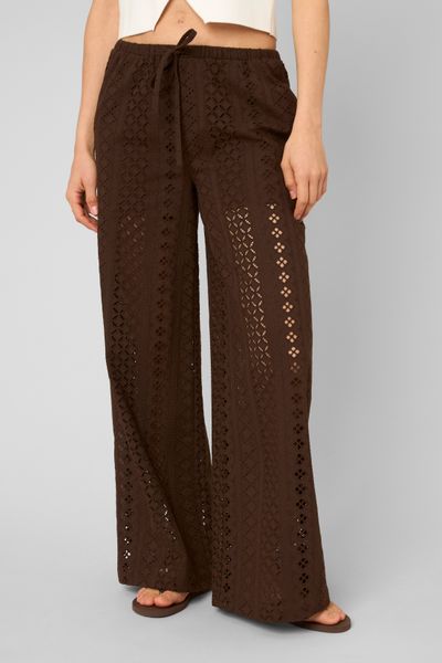 Pantalon broderie anglaise