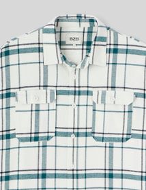 Chemise flanelle &agrave; carreaux