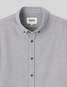 Chemise droite à carreaux