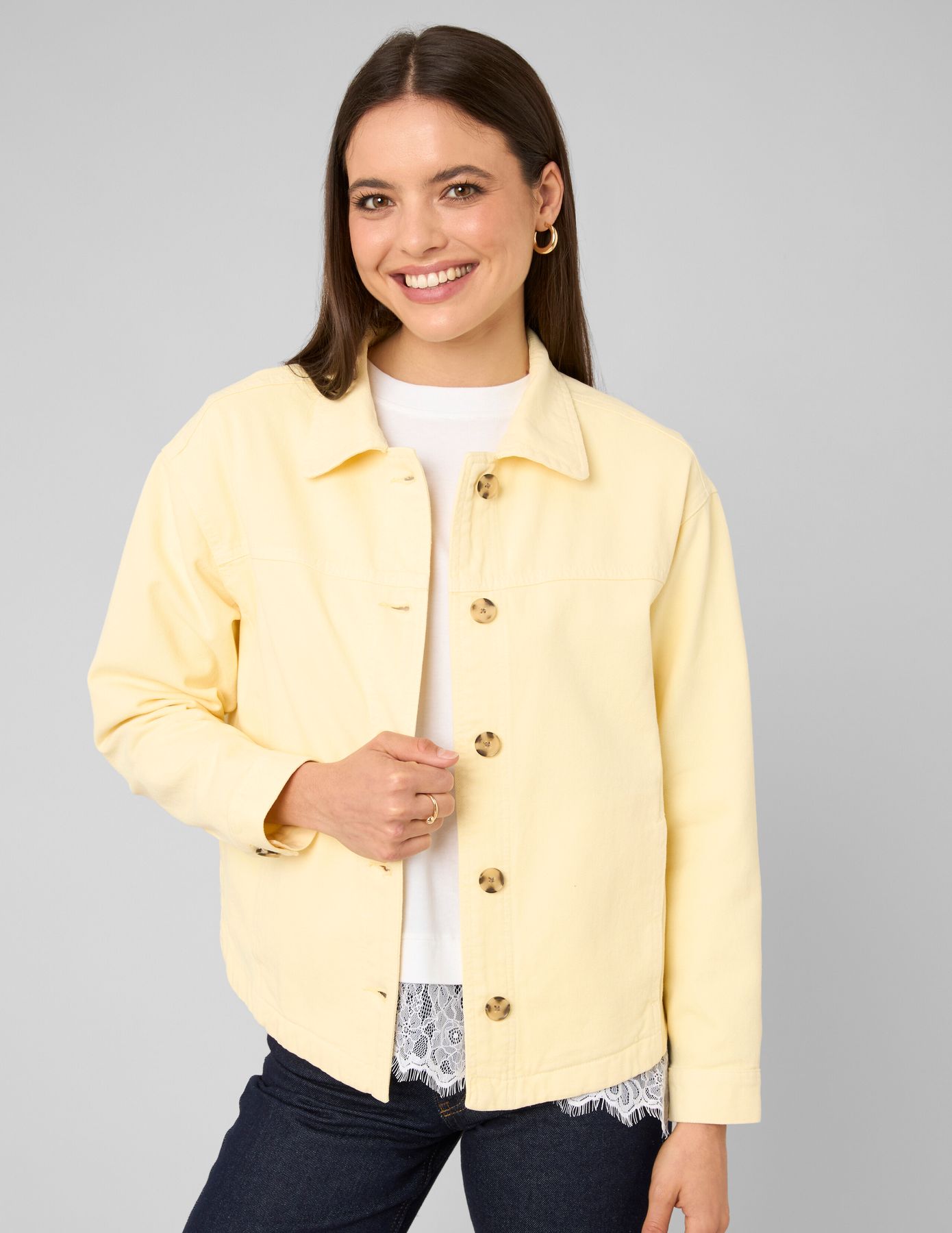 Veste garment dyed