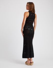 Robe longue crochet
