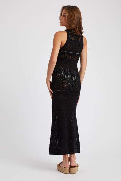 Robe longue crochet