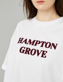 T-shirt imprim&eacute; flock