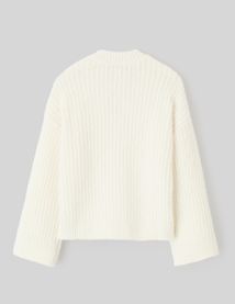 Gilet boutonné maille perlée