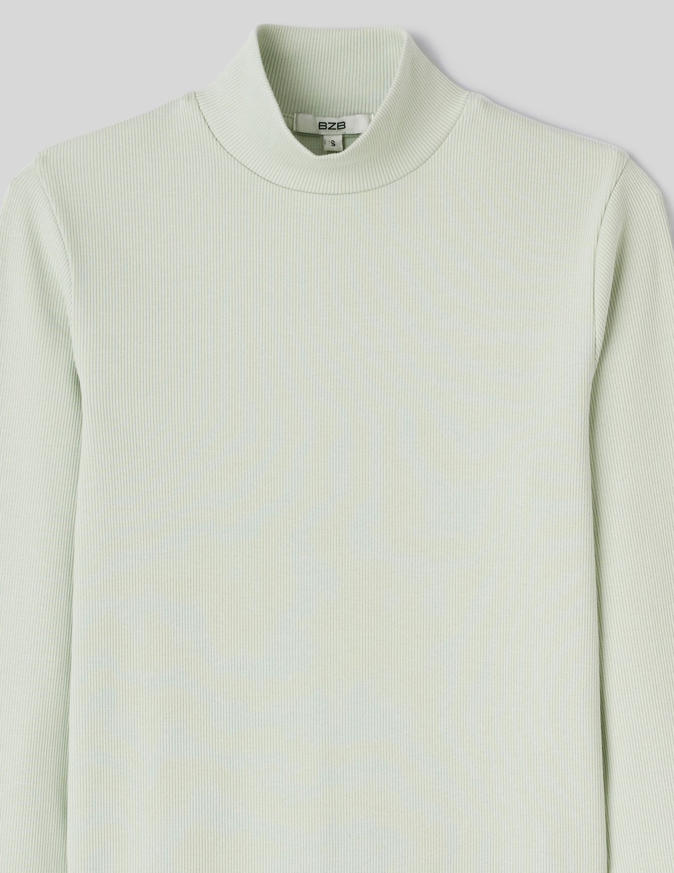 T-shirt col montant uni