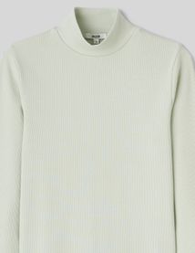 T-shirt col montant uni