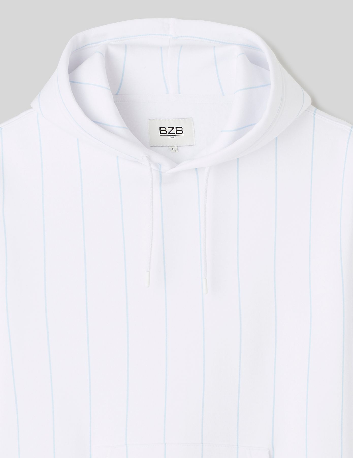 Sweat à capuche rayé