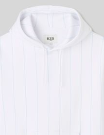 Sweat à capuche rayé